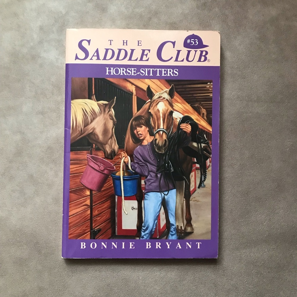Vintage The Saddle Club Bonnie Bryant #53 Horse-Sitters Horse Pony Young Adult